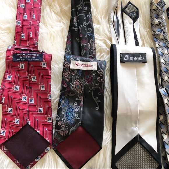 Bundle of 9 Men’s Silk/Polyester Ties - Picture 7 of 7